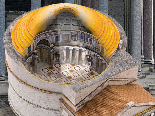 Die Pantheon Kuppel