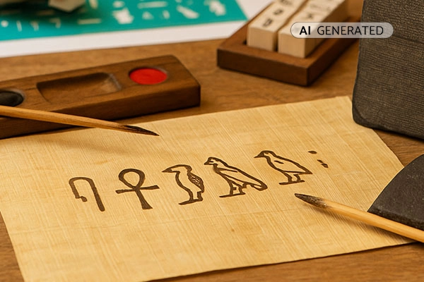 Ägyptische Hieroglyphen in der Schule | Der Römer Shop