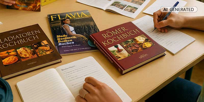 Römische Kochbücher und Zeitungen im Einsatz im Unterricht | Der Römer Shop