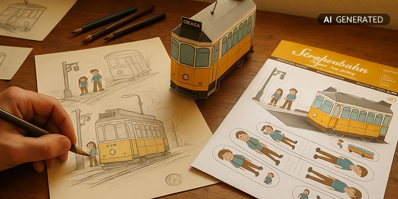 Technik aus Papier basteln mit Kindern | Der Römer Shop