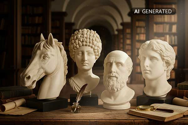 Antike Büsten und Statuen – Zeugnisse römischer Kunst und Philosophie | Der Römer Shop