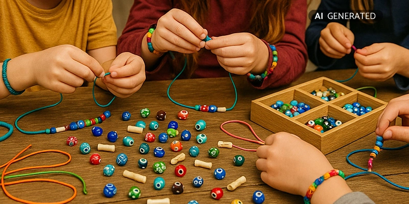 Schmuck selbst basteln beim Kindergeburtstag | Der Römer Shop