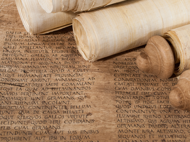 Papyrus Schriftrollen