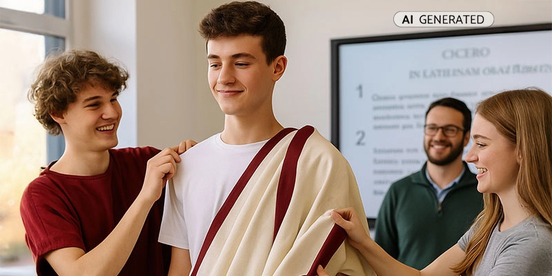 Römisch Anziehen in der Schule | Der Römer Shop