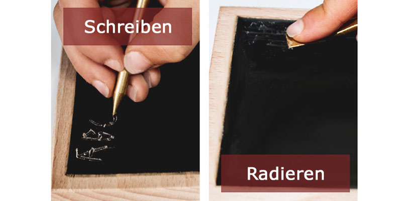 Wachstafeln beschreiben, so geht´s | Der Römer Shop