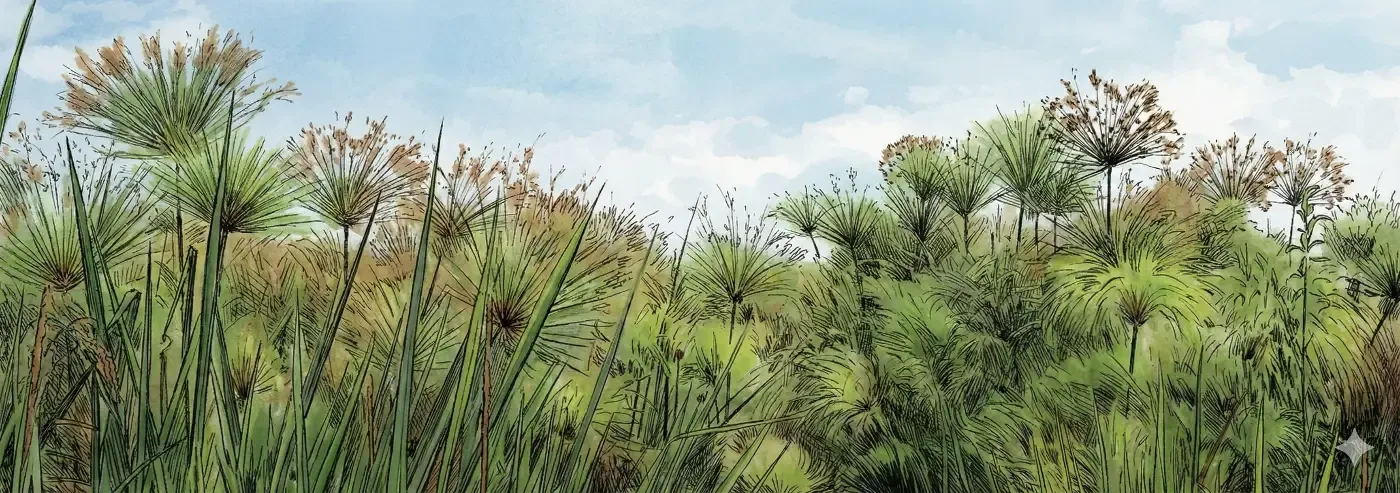 La plante papyrus, sa fabrication et son importance comme matériau d\'écriture dans l\'Antiquité - La plante papyrus : science des matériaux - Technique de fabrication traditionnelle