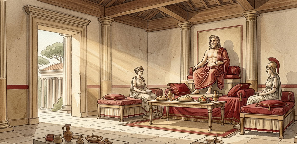 September - Der Monat, in dem Rom seine Götter zu Tisch bat - Römischer September: Ludi Romani, Minerva und das Mahl für Iuppiter | Der Römer Shop