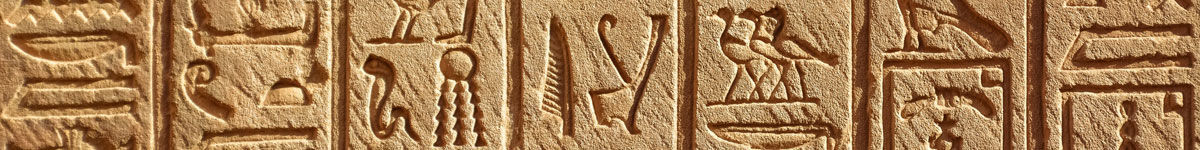 Hieroglyphen - Die heiligen Zeichen aus Ägypten