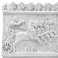 Relief quadriga race in Circus maximus Rome, museum...