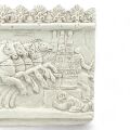 Relieve Carrera de cuadrigas en el Circo Máximo de Roma, réplica de museo, decoración mural romana antigua
