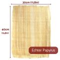 Papyrus sheet 40x30cm, natural border