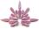 Mosaikstein Teardrop Fresh Lilac , Mosaik glasiert, 15-30mm x 5mm, 50g