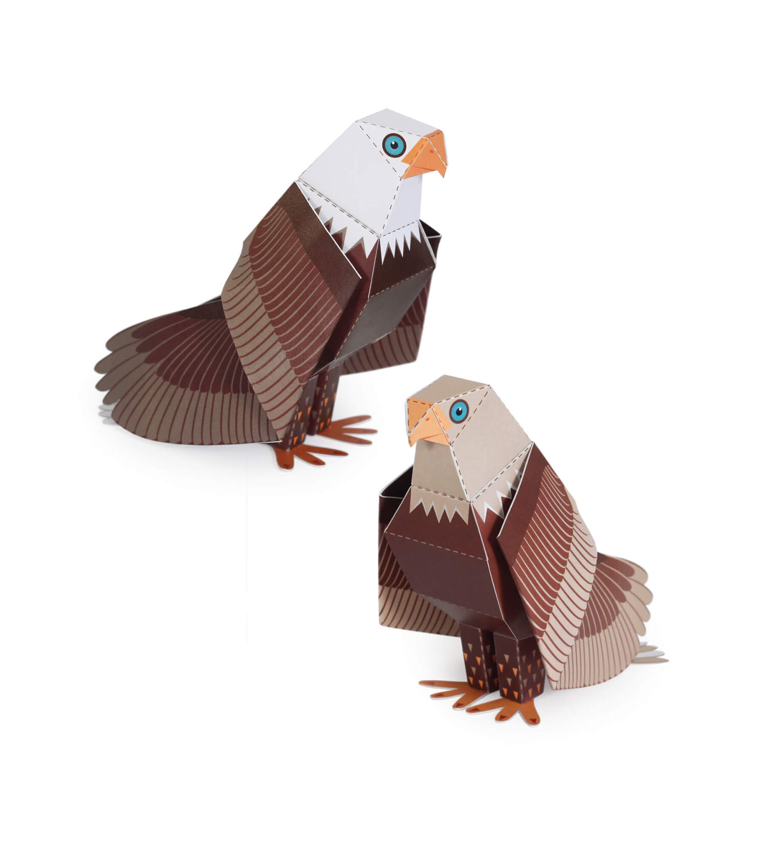 Eagle Papercraft Model Kit DIY Recycled Paper Roman Shop Ancien