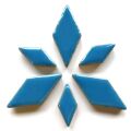 Mosaic Tile Glazed, Diamond Charm Thalo, 20-30 mm x...