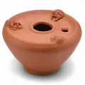 Tintero con máscaras de teatro romano