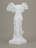 Estatua Nike de Samotracia Diosa de la Victoria Escultura 19cm Blanca