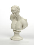 Statue Hermes messenger of the gods figure sculpture 15cm white