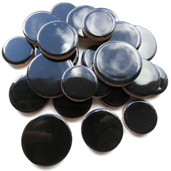 XL Ceramic Discs, Black,  25/30/35mm Diametro, 100g