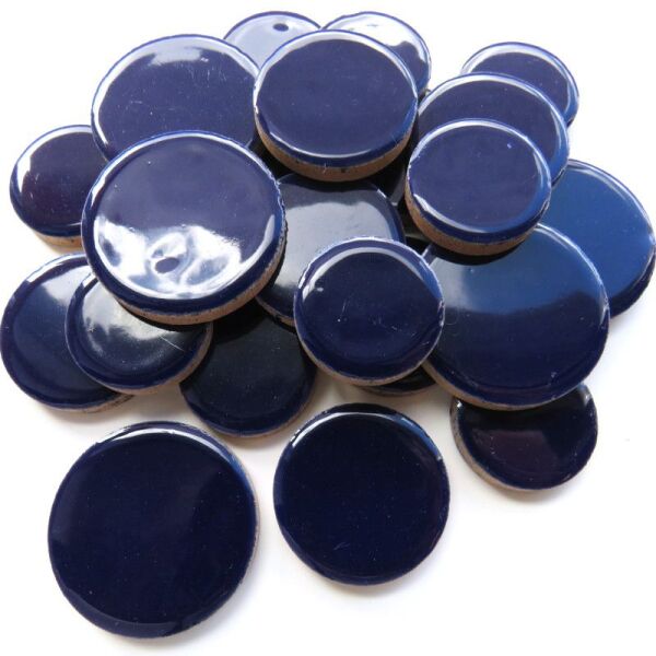 XL Ceramic Discs, Indigo, 25/30/35mm Diametro, 100g