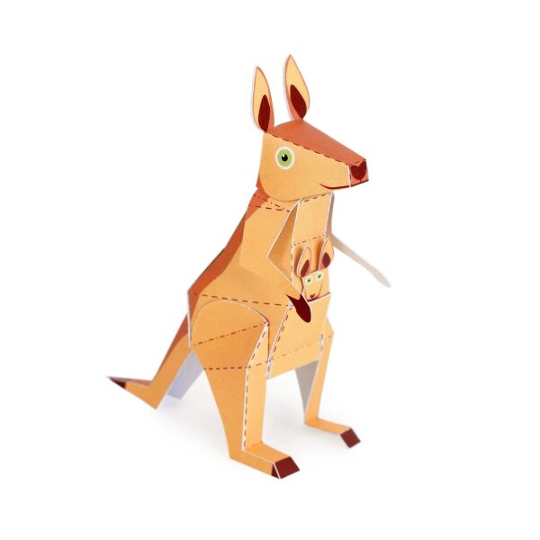 Kangaroo postcard kit
