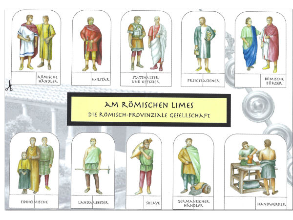 Bastel-Postkarte Römische Bürger
