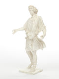 Statue Lar, 17cm, roman tutelary god for families and...