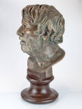 Séneca Lucio Angeo busto de bronce