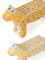 Tiere aus Afrika Leopard Maxi groß, DIY Bastelbogen für Papiermodelle, Kartonmodellbau, Papercraft | 100% Recyclingpapier