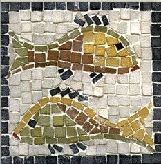 Juego de mosaico signo zodiacal Piscis - Zodiaco 9x9cm