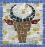 Juego de mosaico signo zodiacal Taurus - Zodiaco 9x9cm