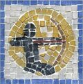 Juego de mosaico signo zodiacal Tirador  - Zodiaco 9x9cm