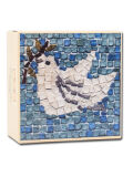 Mosaikset Friedenstaube 9x9cm