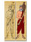 Marcapáginas artesanal Roma Dios Júpiter - Zeus, verdadero papiro