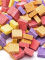 Piedras de mosaico Mezcla de colores bizantinos - bubble gum 10x10x4mm -200g