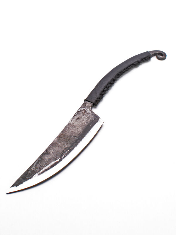 Knife Celtic ring pommel knife forged