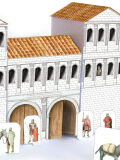 Handicraft sheet Roman City Gate