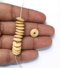 Beads bone with carving 10x4mm, 5pcs.