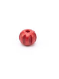 Perlen Knochen Melonenform rot 7mm, 5 Stk.