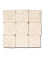 Mosaic tiles Byzantic warm white - 10x10x4mm -200g
