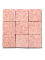 Azulejos de mosaico Byzantic  rosado 10x10x4mm -200g
