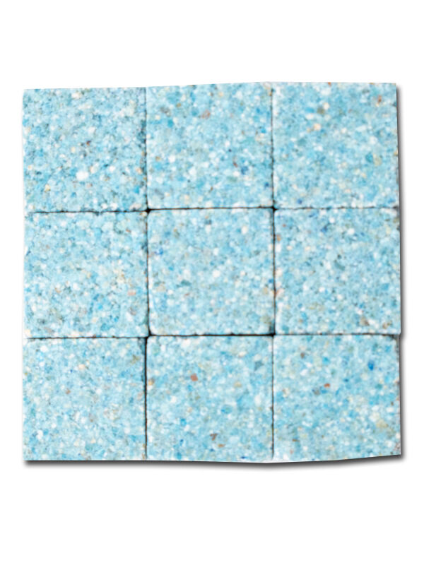 Azulejos de mosaico Byzantic  azul claro 10x10x4mm -200g