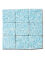 Mosaic tiles Byzantic light blue - 10x10x4mm -200g