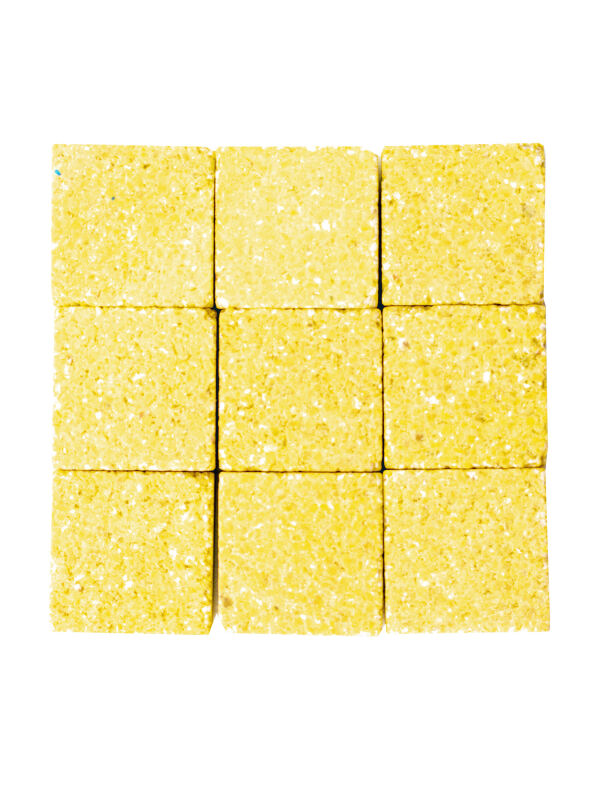Azulejos de mosaico Byzantic - amarillo limon 10x10x4mm -200g