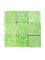 Mosaic tiles Byzantic pastel green - 10x10x4mm -200g