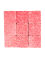 Mosaic tiles Byzantic cherry red - 10x10x4mm -200g