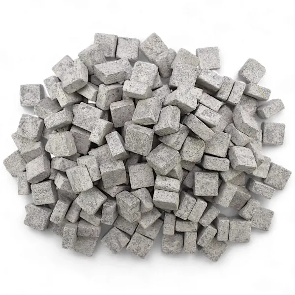 Azulejos de mosaico Byzantic - plata 10x10x4mm -200g