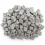 Azulejos de mosaico Byzantic - plata 10x10x4mm -200g