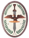 Römerschild Aquila, 35x49cm, römisches  Schild...