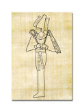 Ausmalbilder Ägypten 20x15cm Gott Osiris auf echtem...