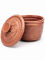 Pyxis römische Keramik mit Pflanzendekor